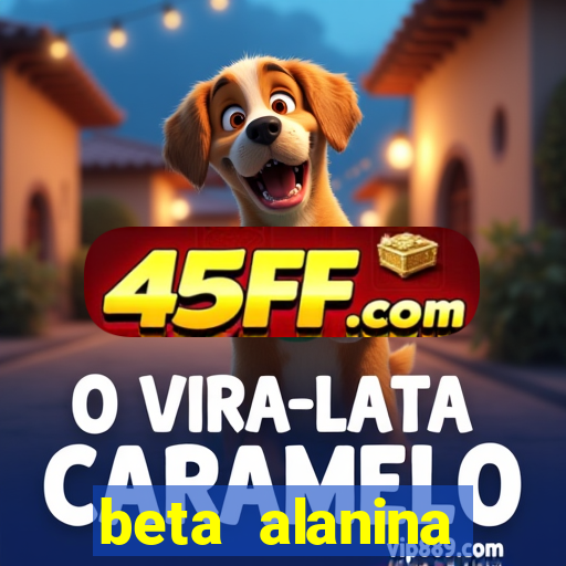 beta alanina aumenta a pressao
